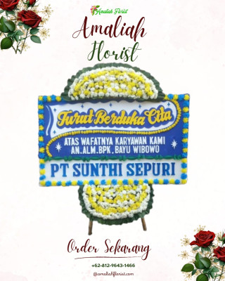 Papan Bunga Duka di Ujunggenteng